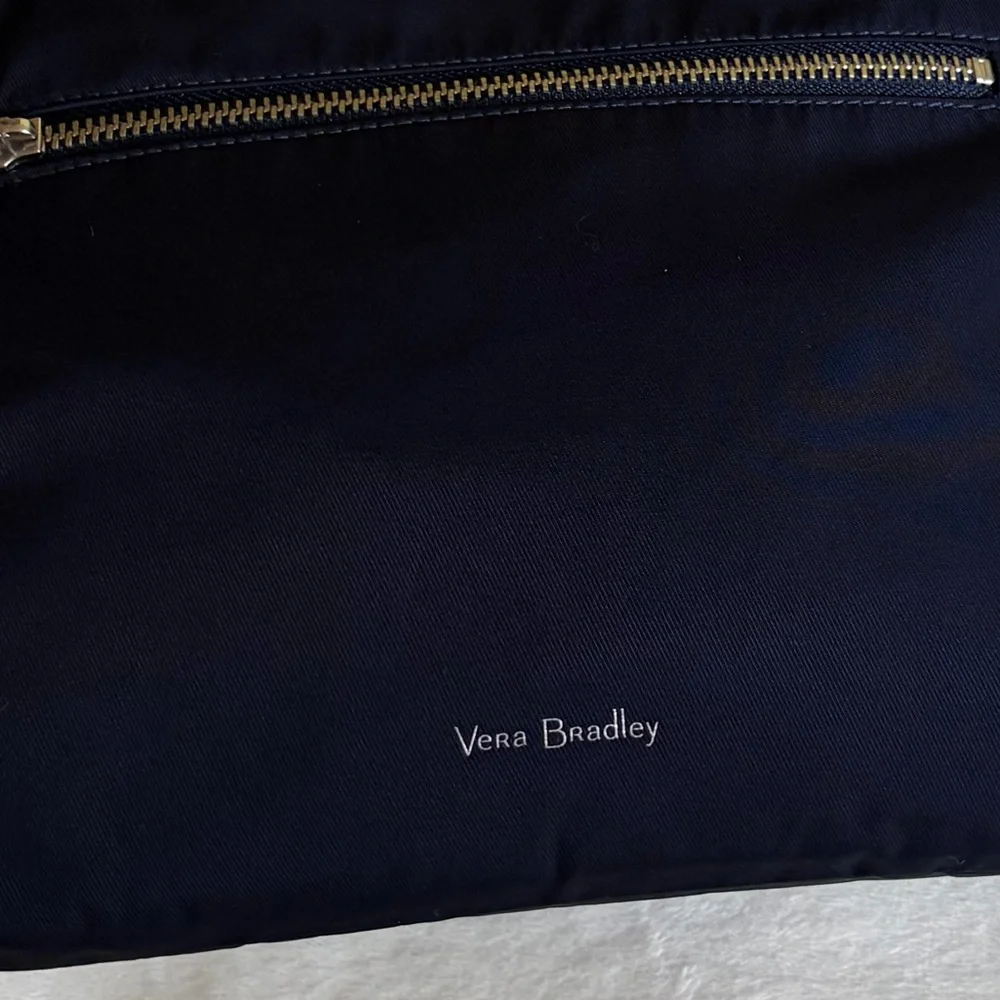 Vera Bradley Midnight Blue 3 Compartment Crossbody Bag‎